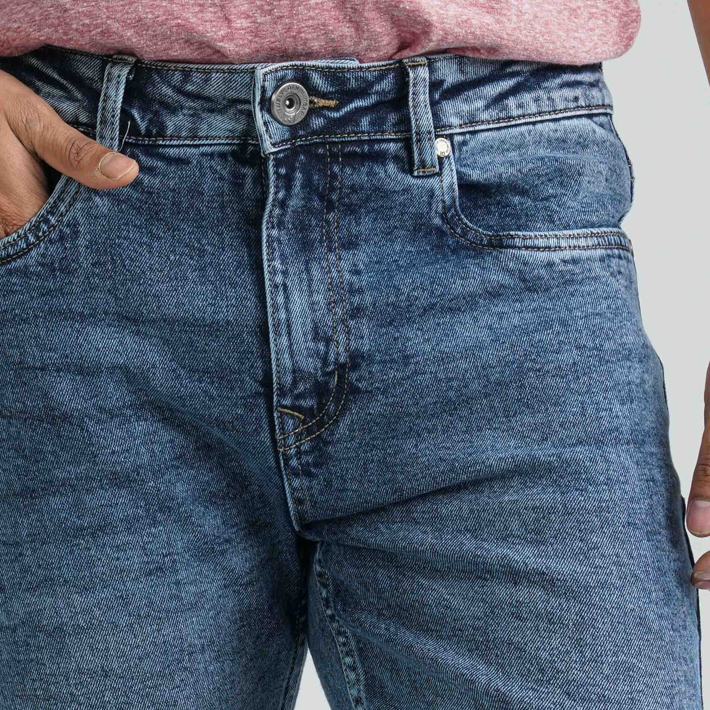 Men's Light Blue Denim Pant