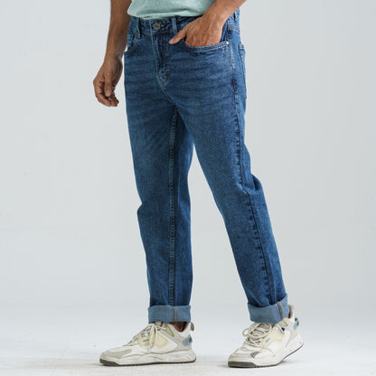 Men's Mid Blue Denim Pant