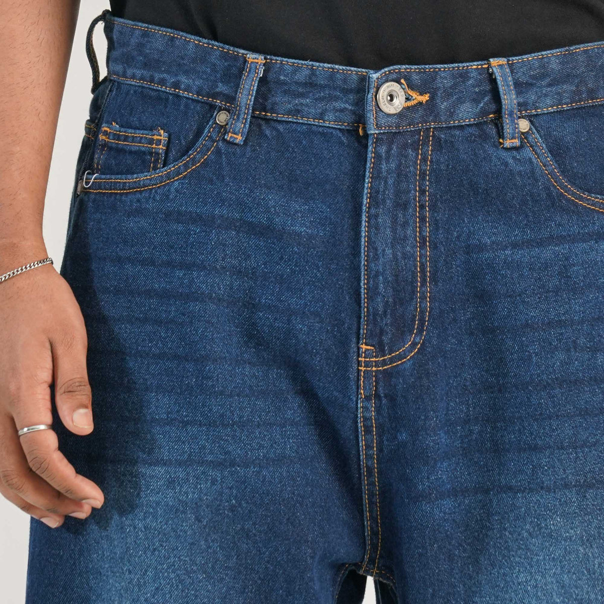 Mens Blue Denim Pant