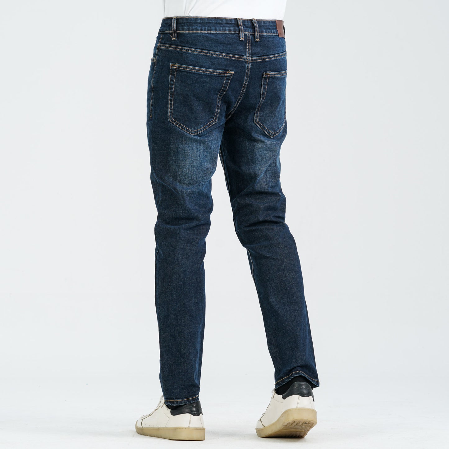 Men’s Dark Blue Cotton Stretch Denim Pant