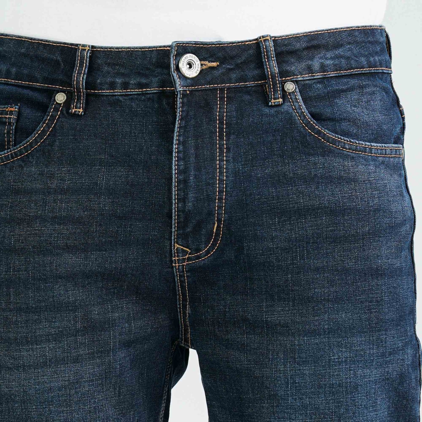 Men’s Dark Blue Cotton Stretch Denim Pant