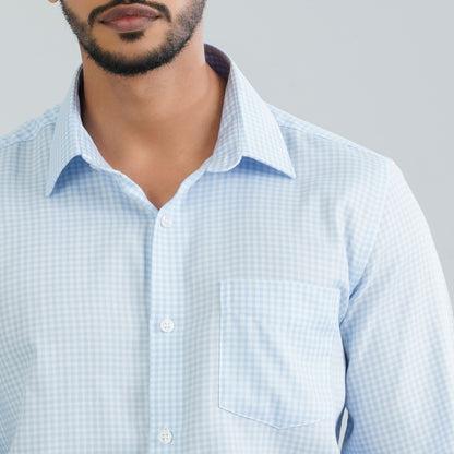 Men’s Sky Cotton Formal Shirt