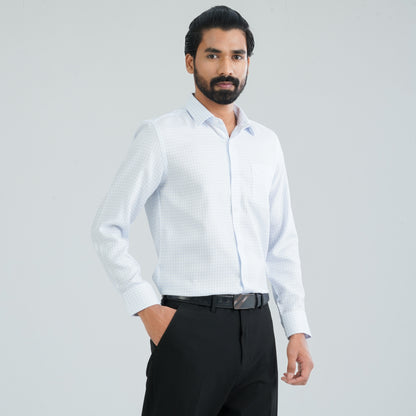Men’s White Cotton Formal Shirt