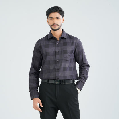 Men’s Black Cotton Formal Shirt