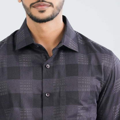 Men’s Black Cotton Formal Shirt