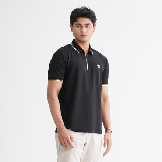 Men's Black Polo