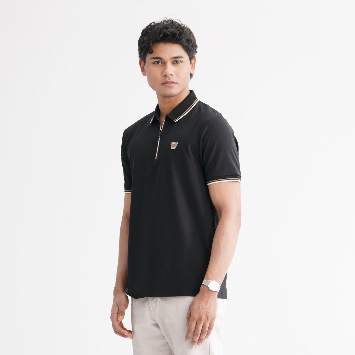 Men's Black Polo