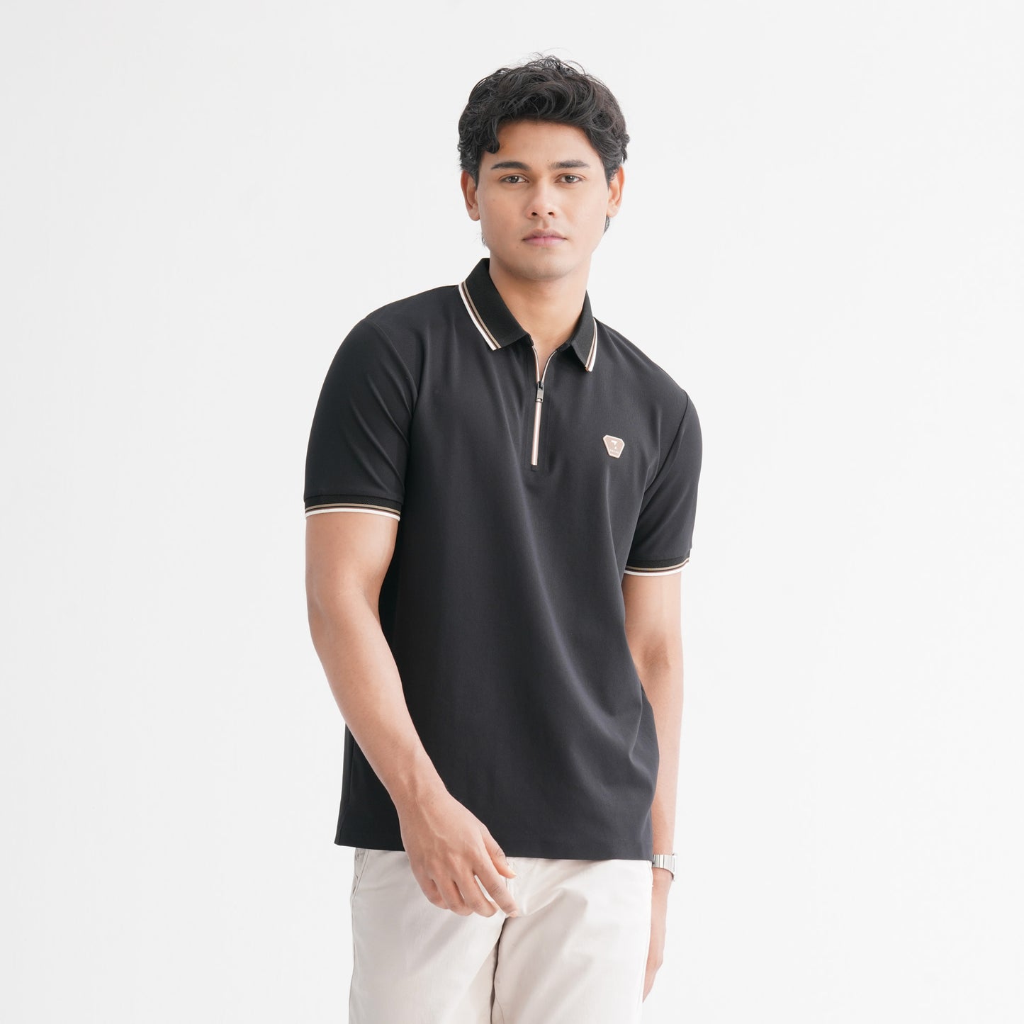 Men's Black Polo