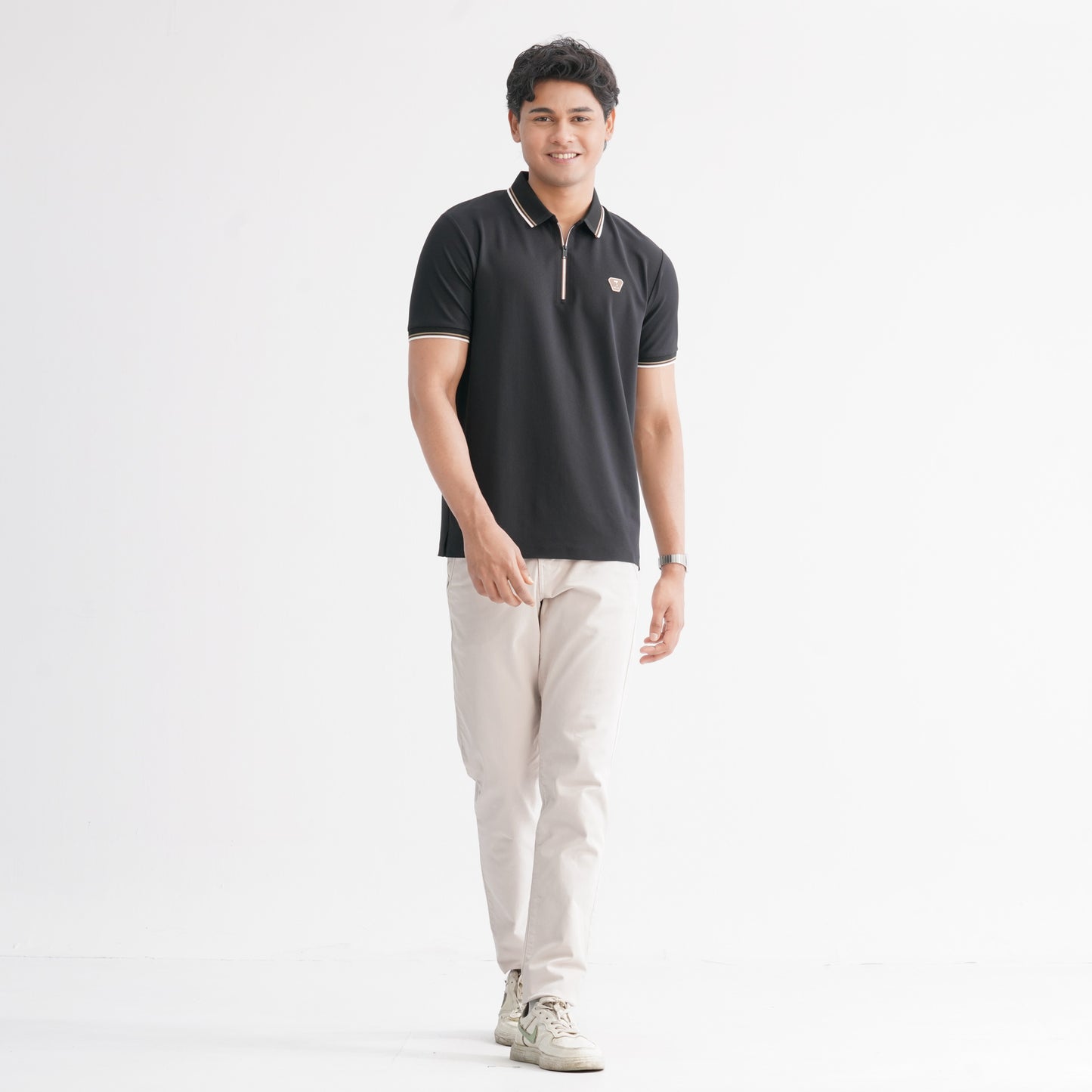 Men's Black Polo