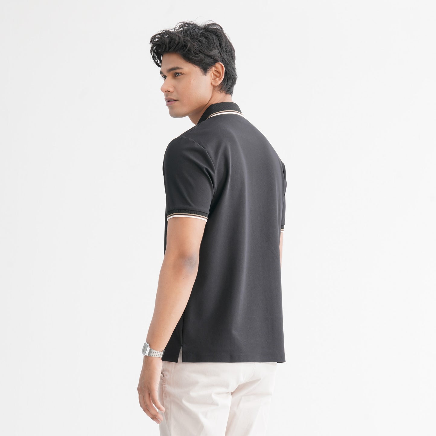 Men's Black Polo