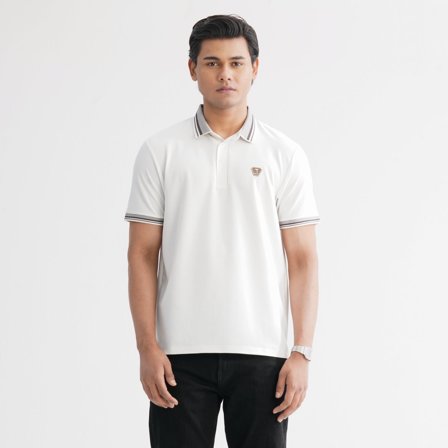 Men’s White Polo