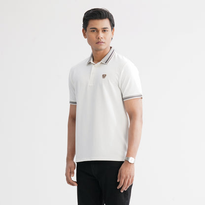 Men’s White Polo