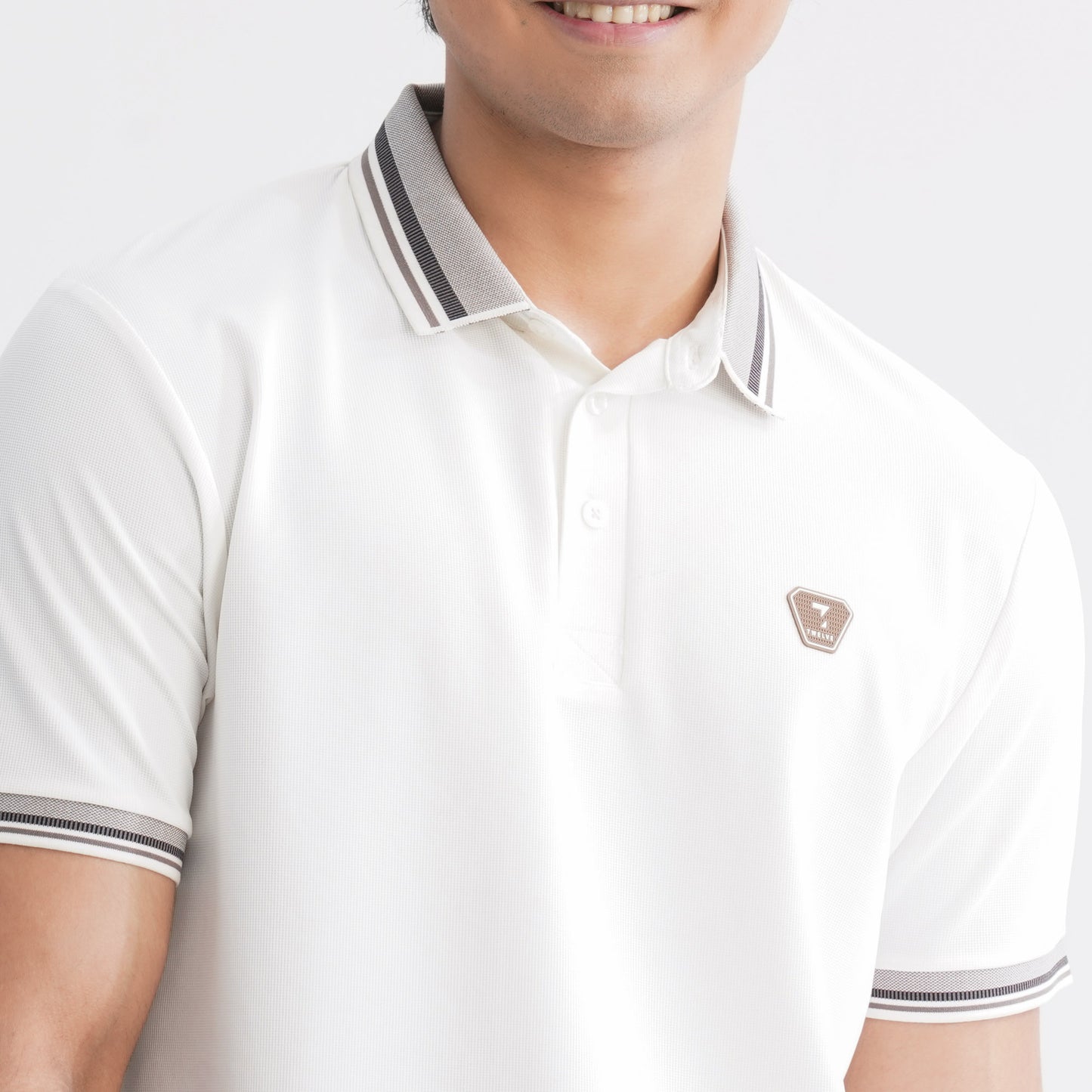 Men’s White Polo