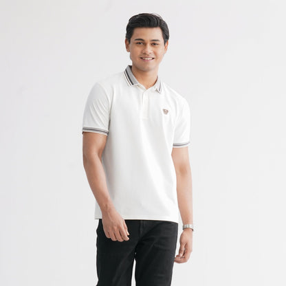 Men’s White Polo