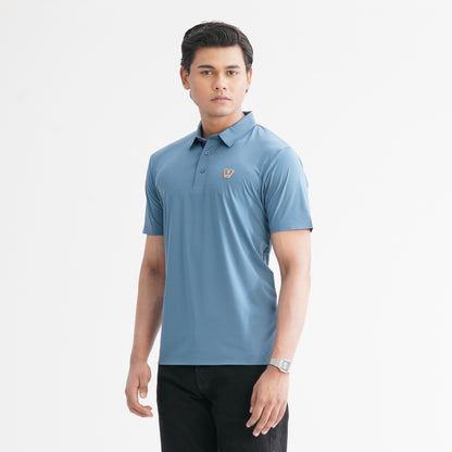 Men’s Teal Seamless Polo