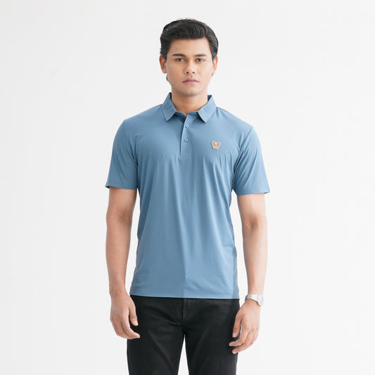 Men’s Teal Seamless Polo