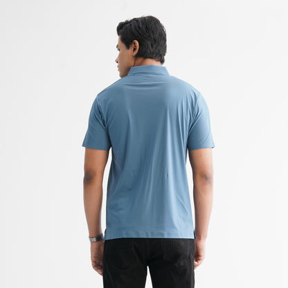 Men’s Teal Seamless Polo