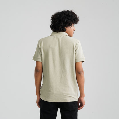 Men’s Beige Polo Shirt