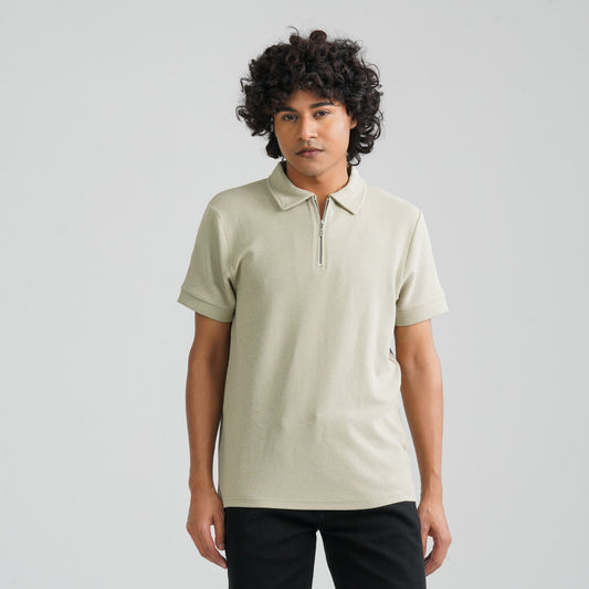 Men’s Beige Polo Shirt