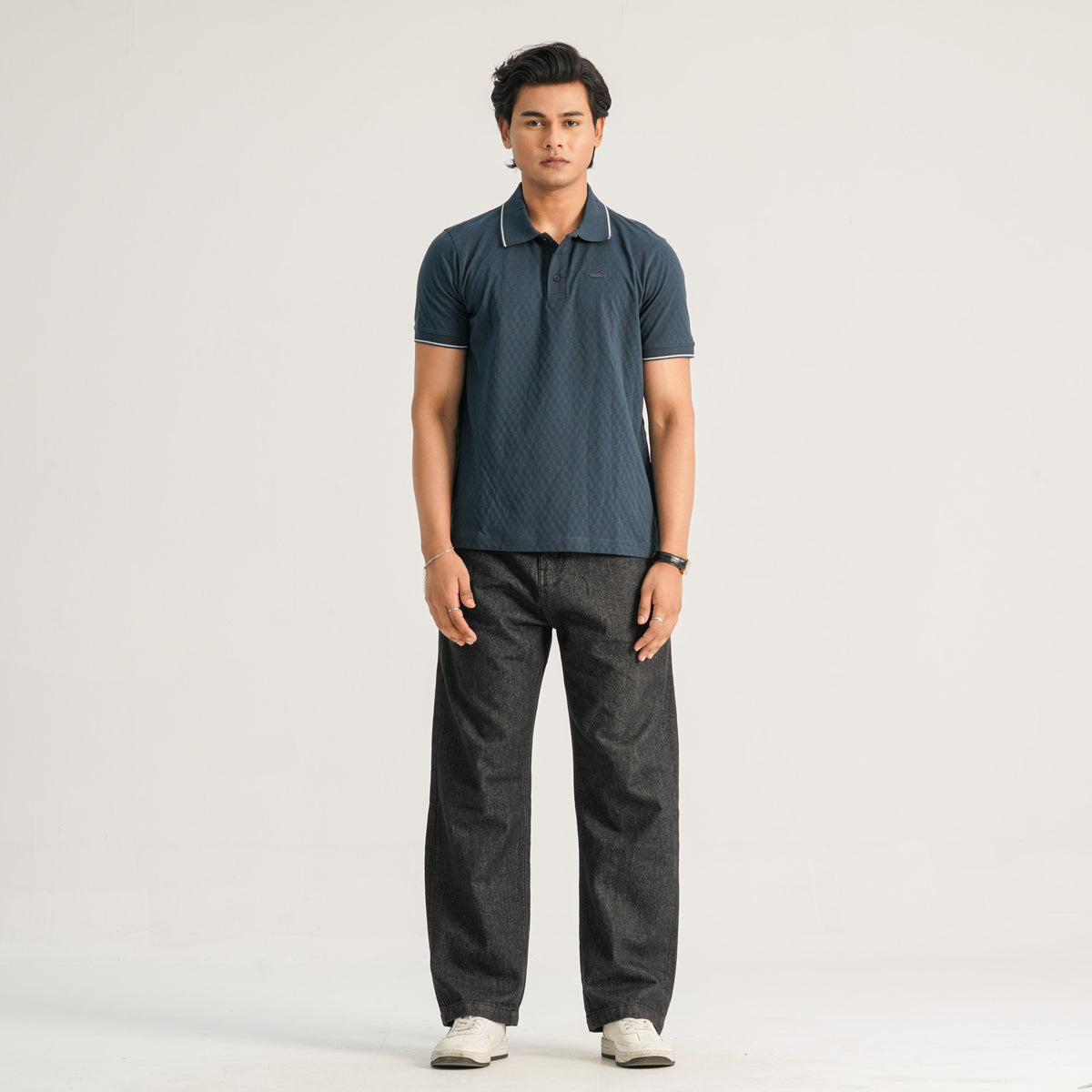 Mens Blue Polo