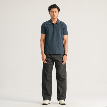 Mens Blue Polo