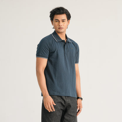 Mens Blue Polo