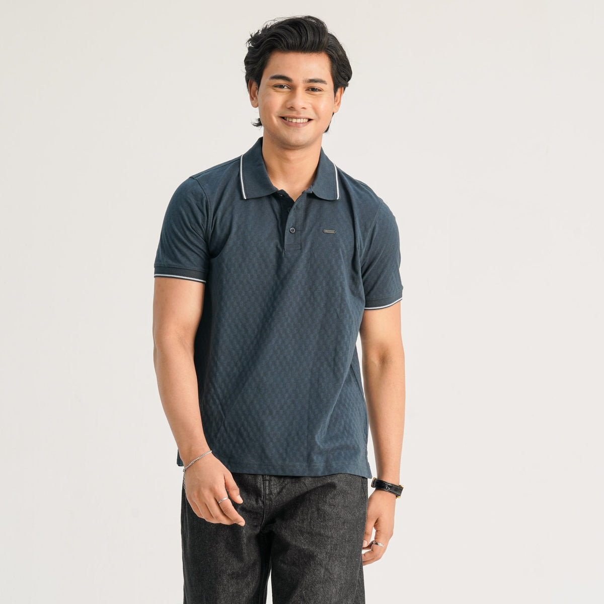 Mens Blue Polo