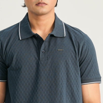 Mens Blue Polo