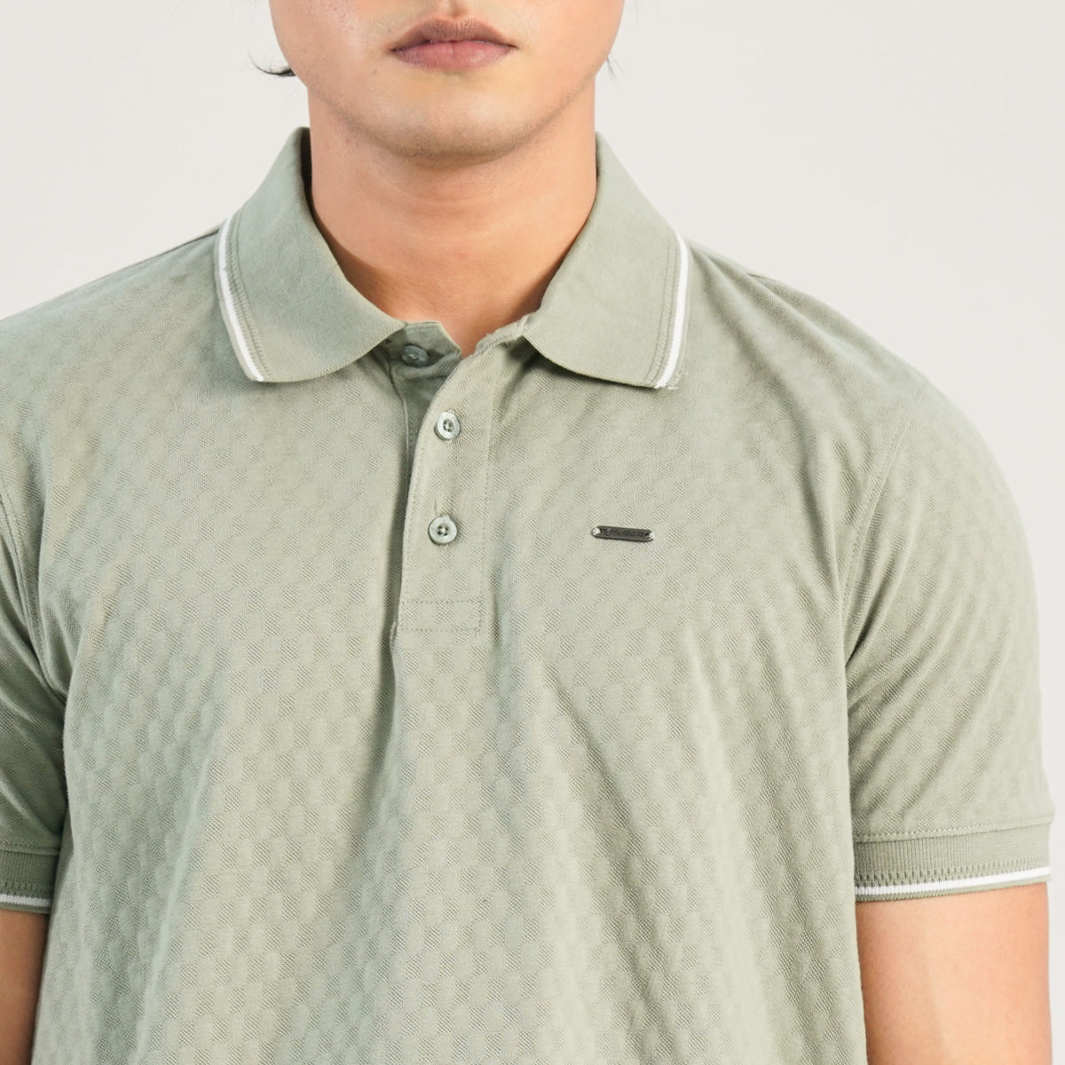 Mens Olive Polo