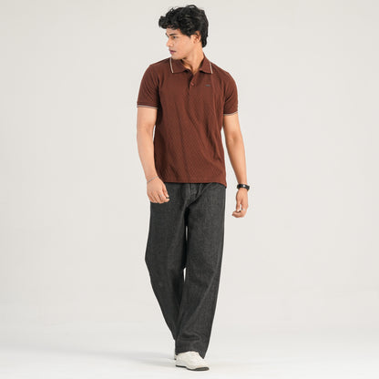 Mens Coffee Polo
