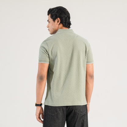 Mens Olive Polo