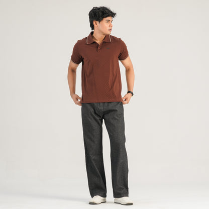 Mens Coffee Polo
