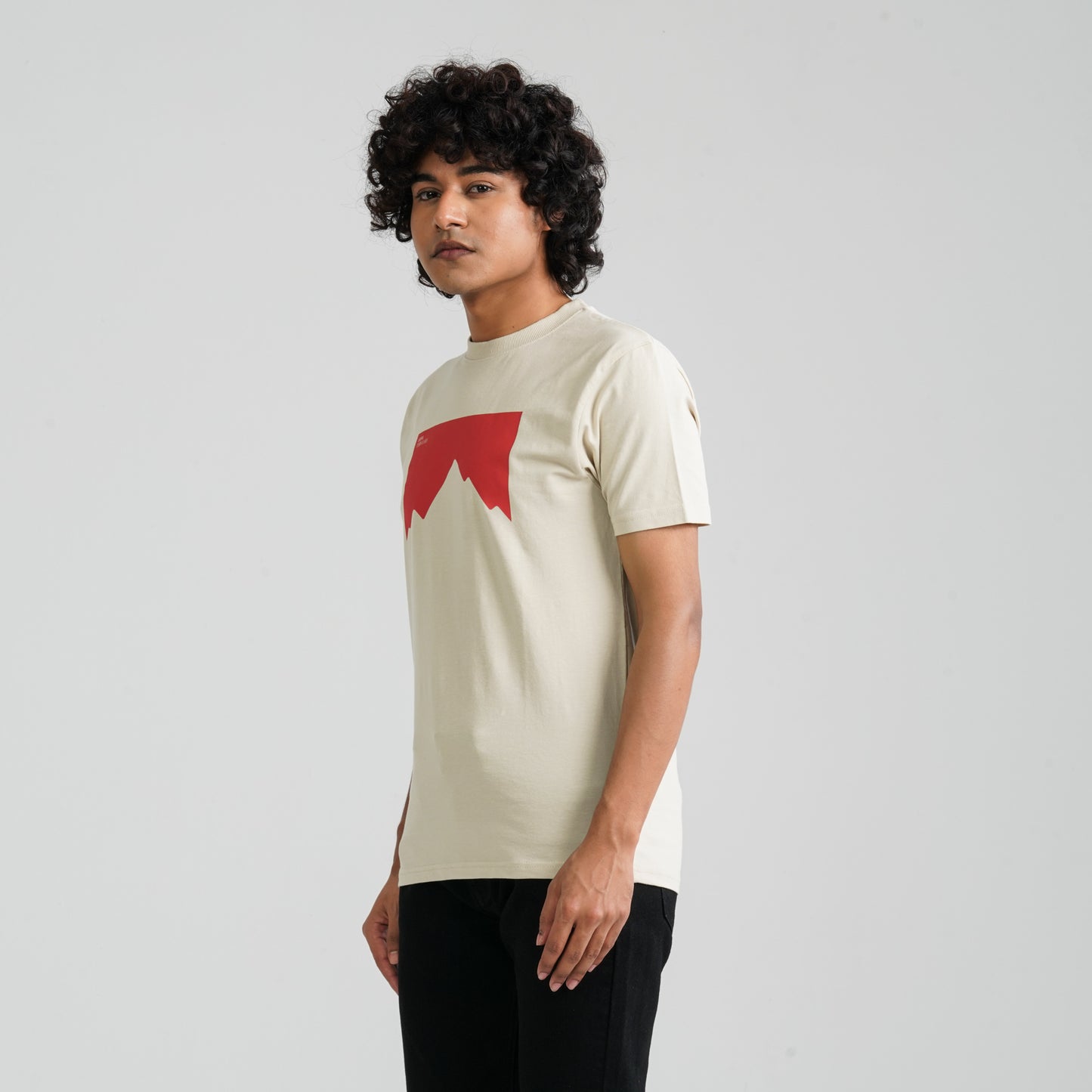 Men’s Beige T-Shirt