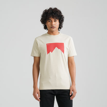 Men’s Beige T-Shirt