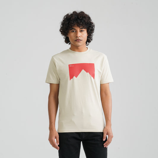 Men’s Beige T-Shirt