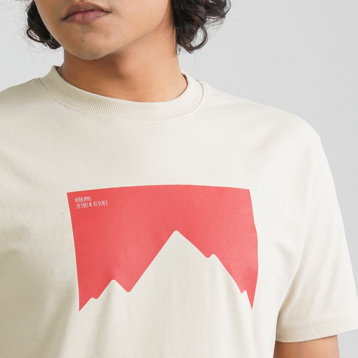 Men’s Beige T-Shirt