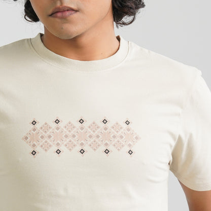 Men’s Beige T-Shirt