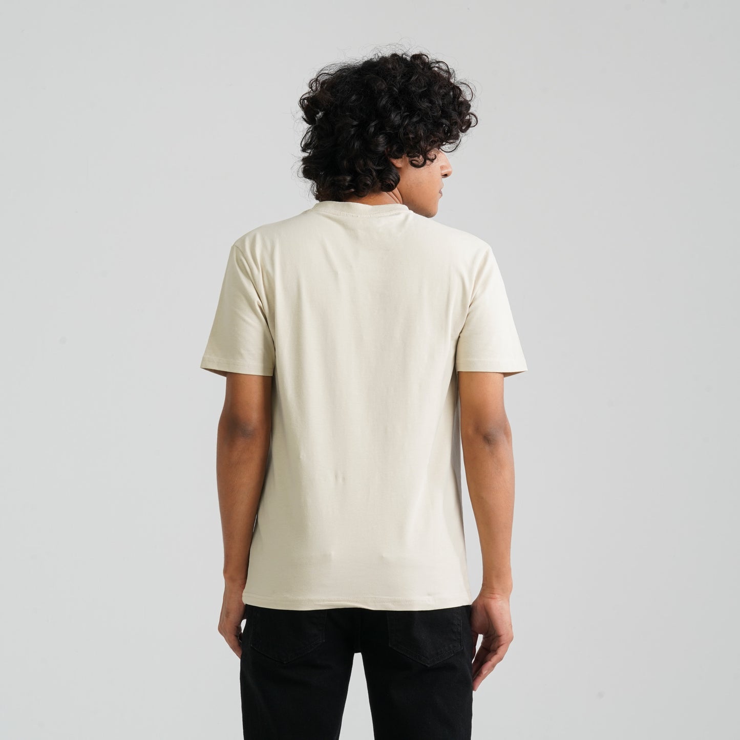Men’s Beige T-Shirt