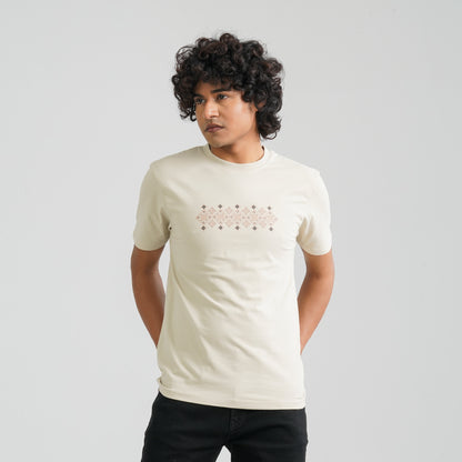 Men’s Beige T-Shirt