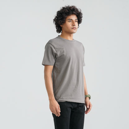 Men’s Grey Cotton T-Shirt