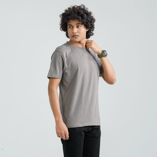 Men’s Grey Cotton T-Shirt