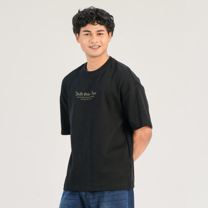 Mens Black Oversized T-Shirt