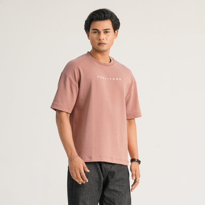 Mens Pink Oversized T-Shirt