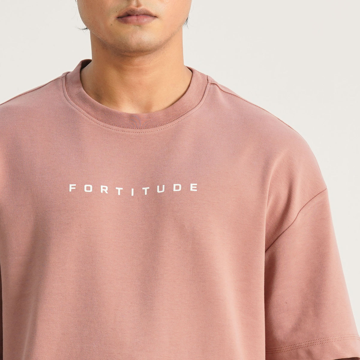 Mens Pink Oversized T-Shirt
