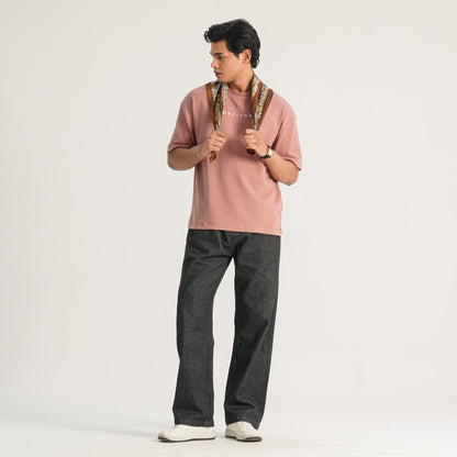 Mens Pink Oversized T-Shirt