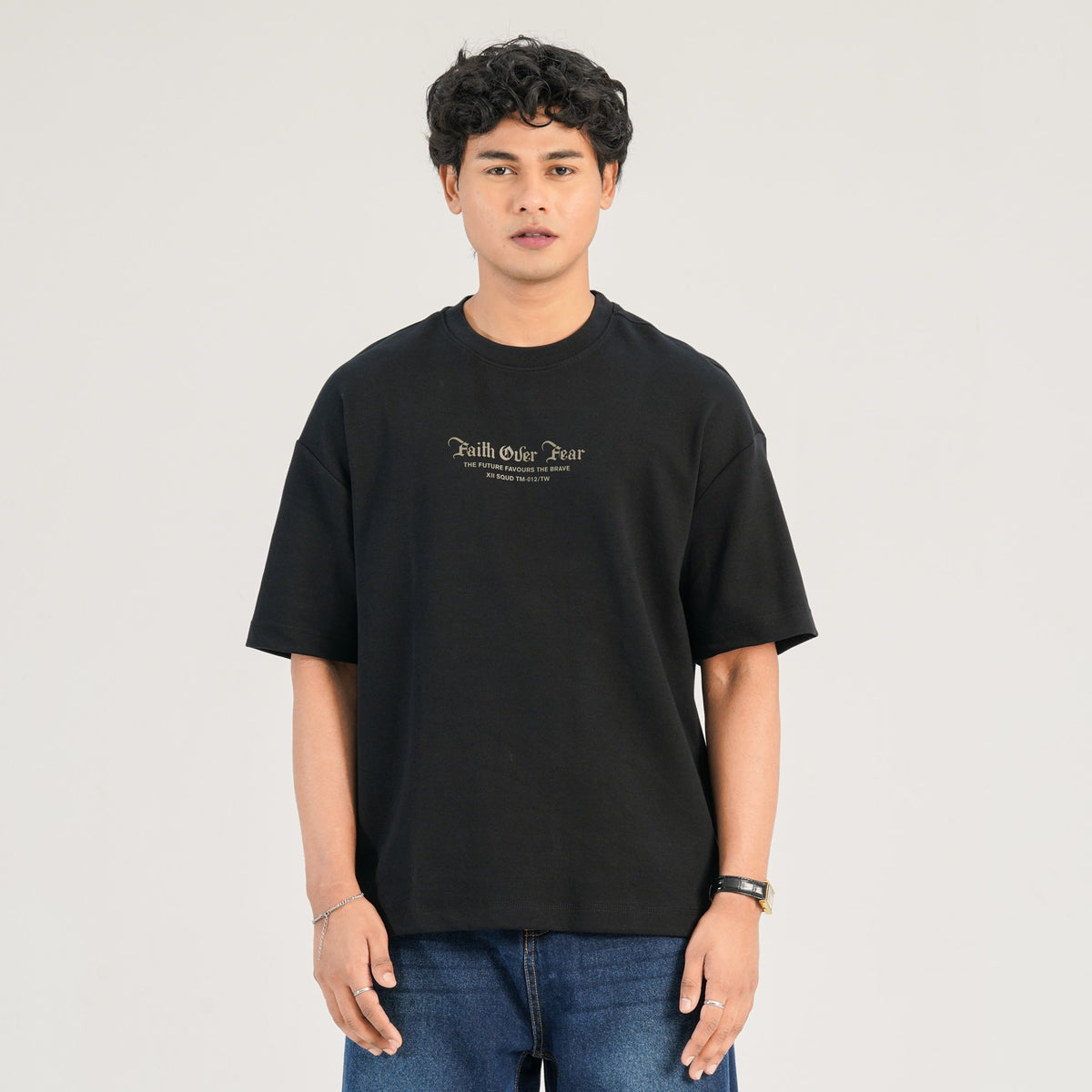 Mens Black Oversized T-Shirt