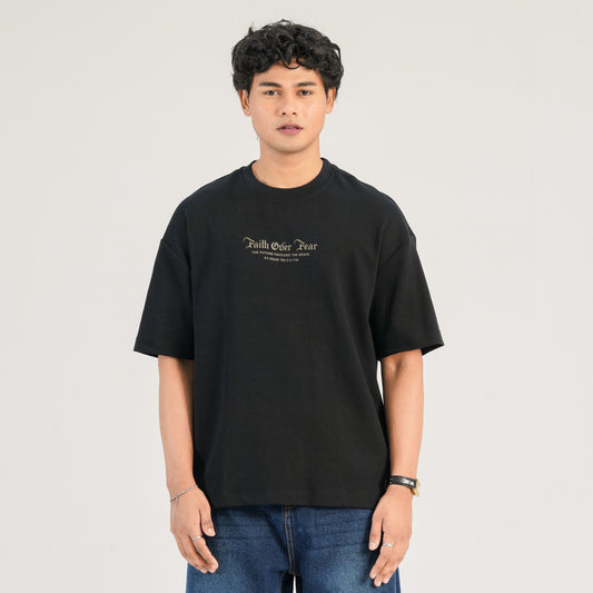 Mens Black Oversized T-Shirt