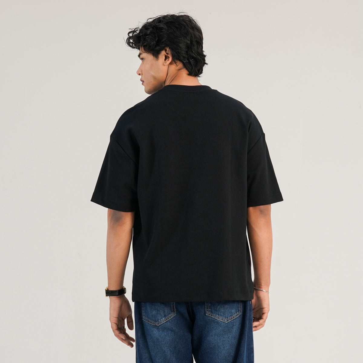 Mens Black Oversized T-Shirt