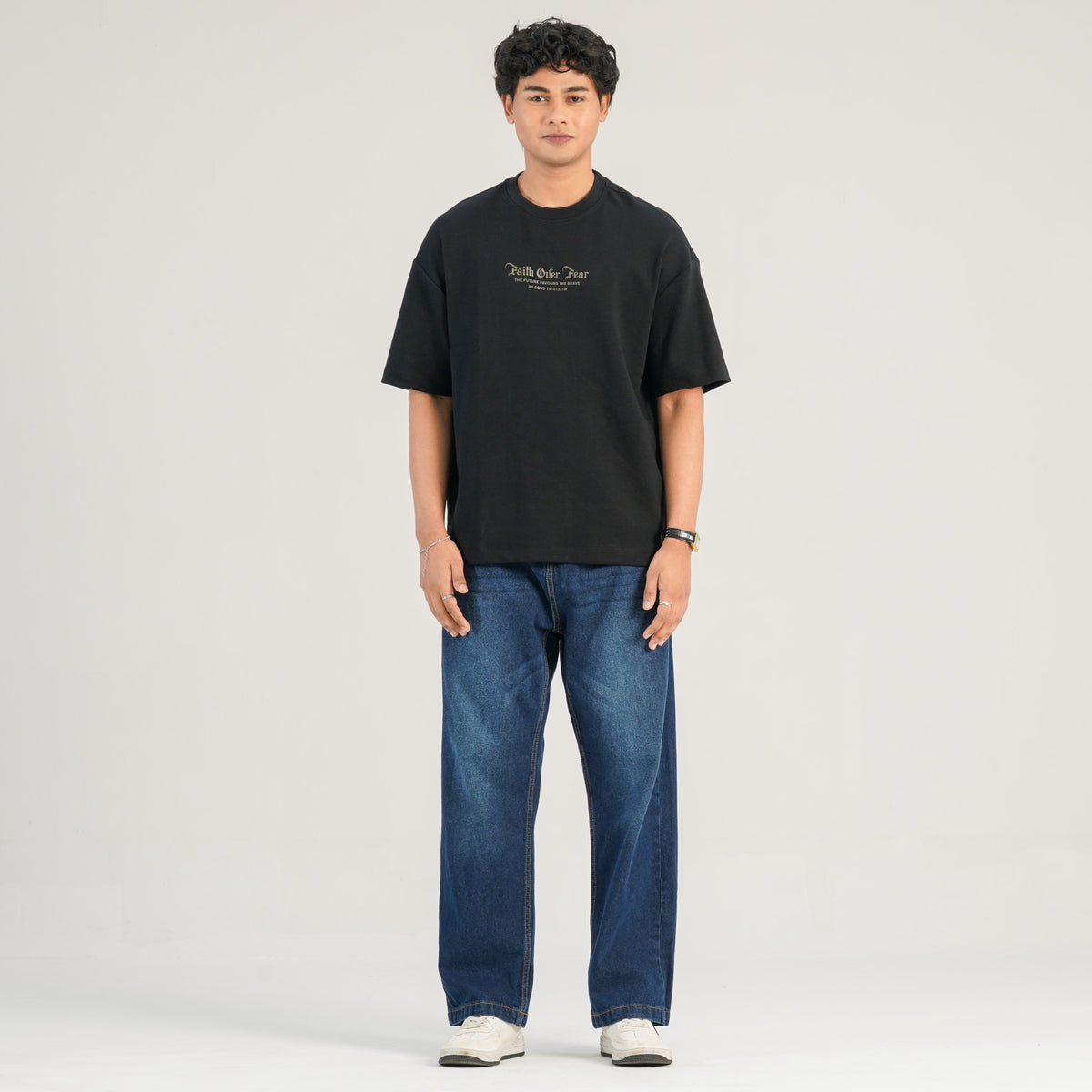 Mens Black Oversized T-Shirt