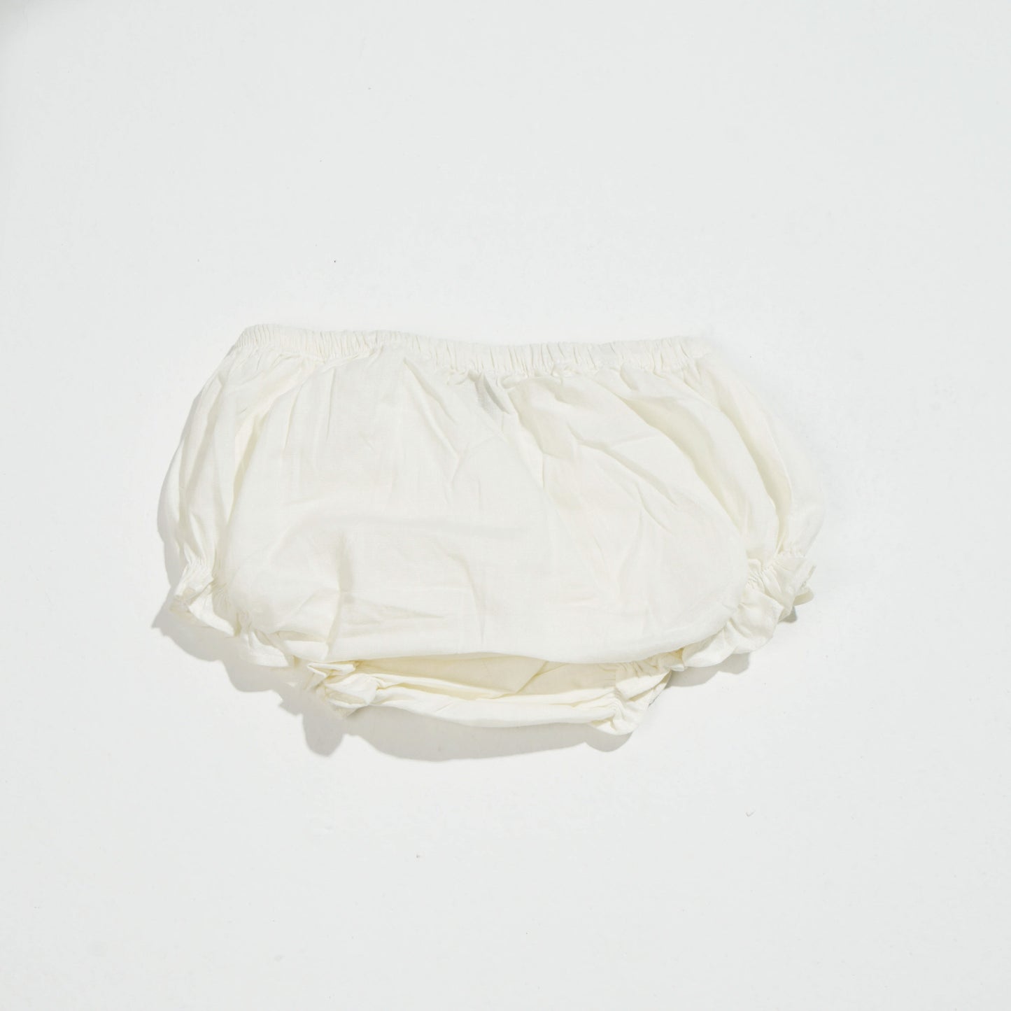 New Born Girlsfrock - White Aop